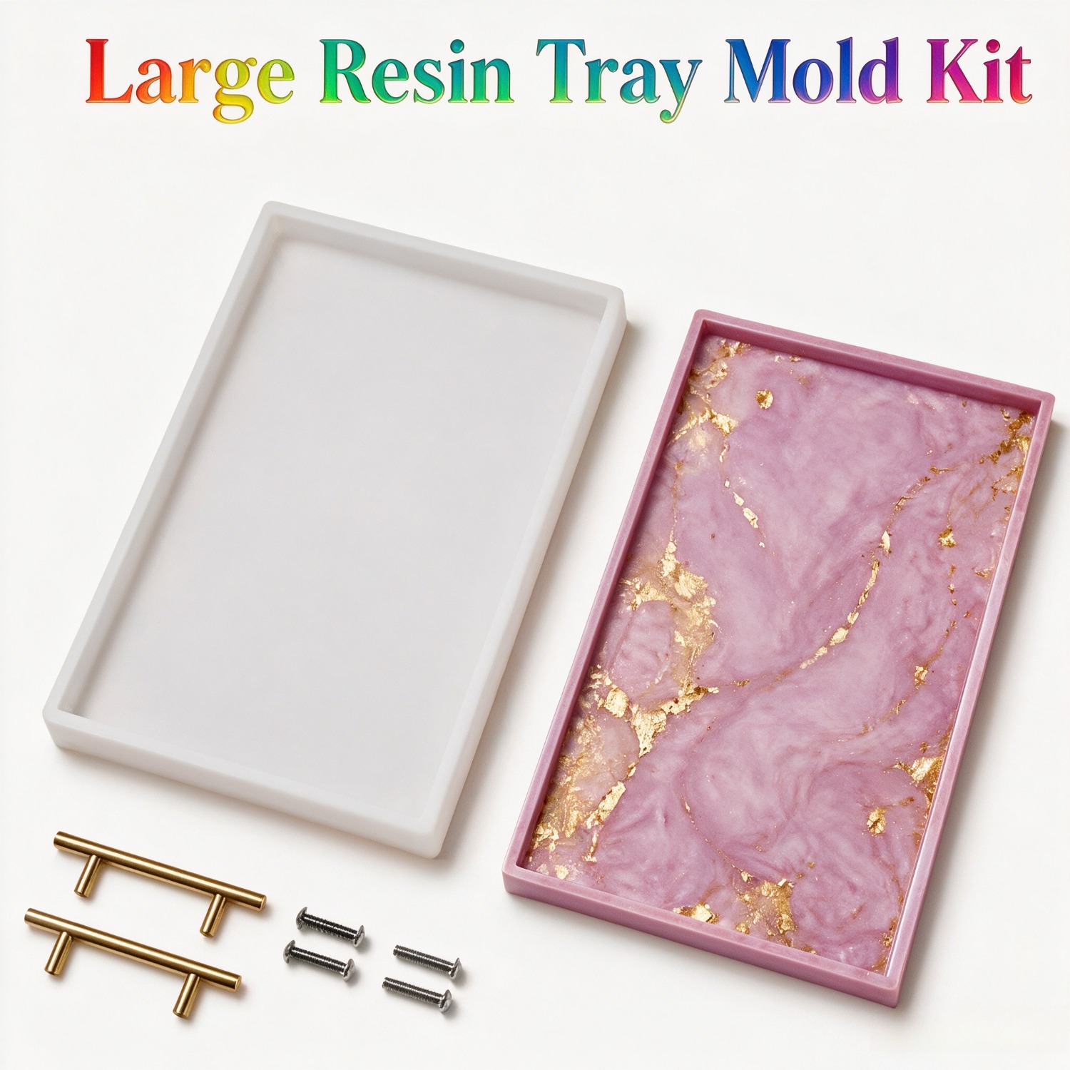 Silicone Mold Tray - Formy silikonowe do żywicy, płaskie formy