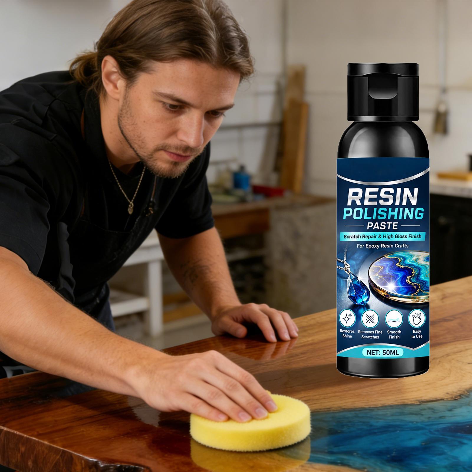 Resin Craft Workshop - Pasta polerska do żywicy 50ml, delikatna,