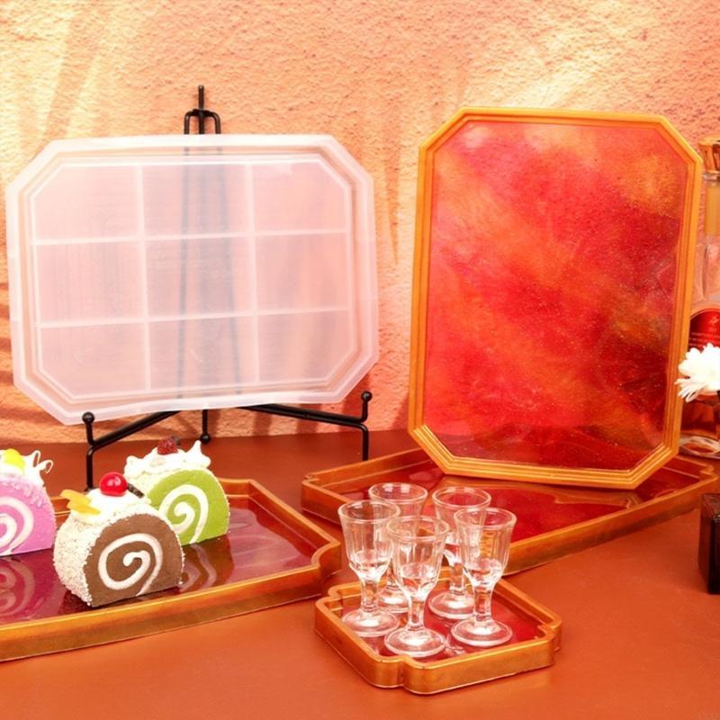 Geode Mold Silicone - żywicy silikonowej na ciasto, tacka na