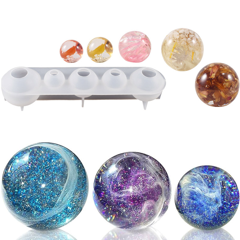 Resin Ocean Wave Mold - 20 25 30 35 40mm 5-komorowe
