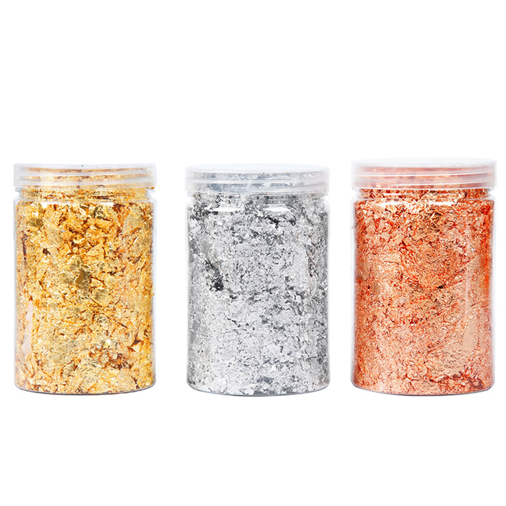 Gold Foil Flakes - Błyszczące oryginalne złote płatki Schabin 10g