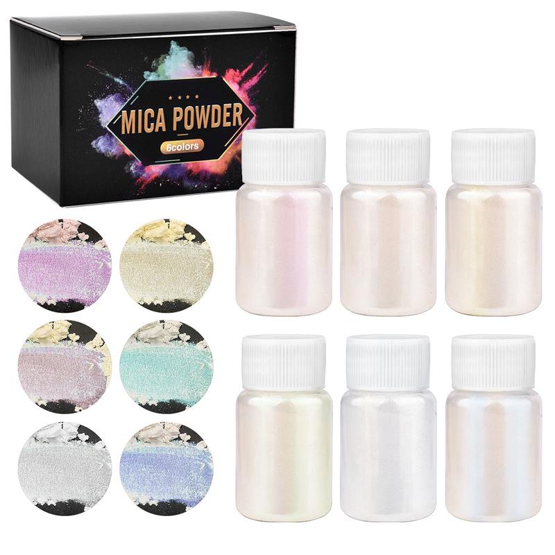 Resin Pigment Set - 6 sztuk-zestaw żywica epoksydowa barwnik mikowa