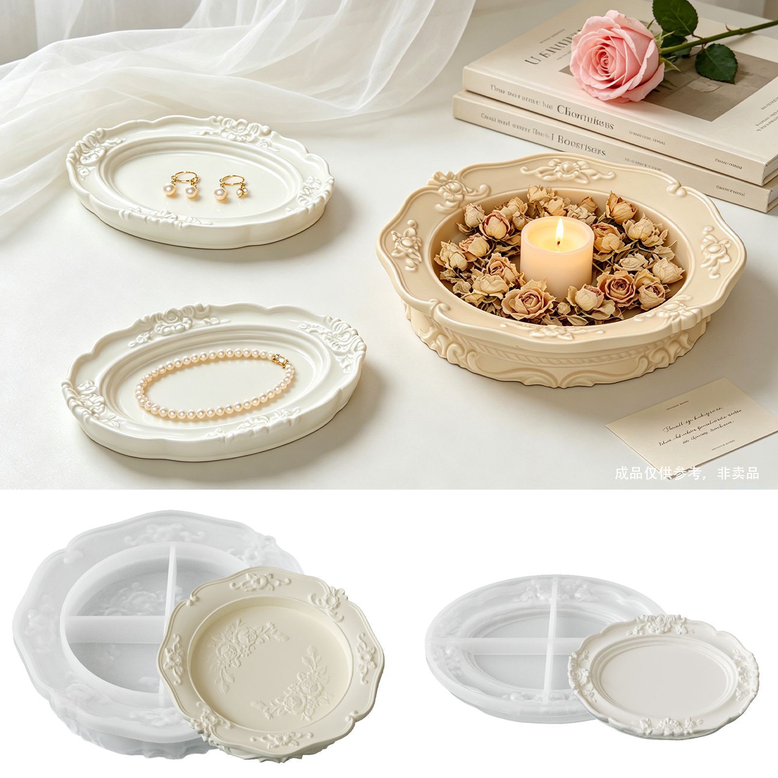 Elegancka, vintage'owa forma s – Coaster Mold Round recenzja i cena