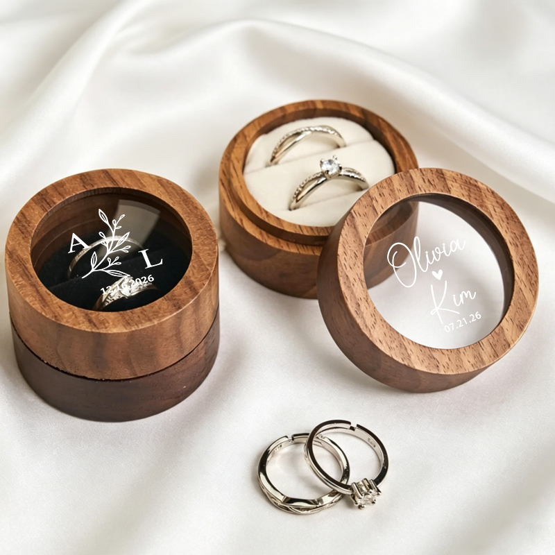 Personalizowane drewniane pude – Wood Ring Blank recenzja i cena