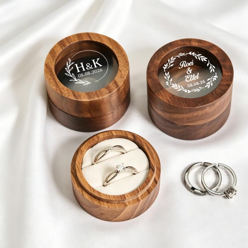 Personalizowane drewniane pude – Wood Ring Blank recenzja i cena