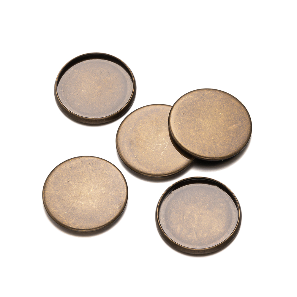 20 sztuk antyczny brąz płaskie – Bezels Set Pendant recenzja i cena