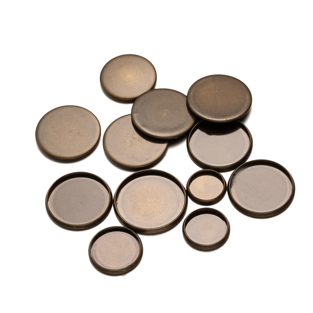 20 sztuk antyczny brąz płaskie – Bezels Set Pendant recenzja i cena