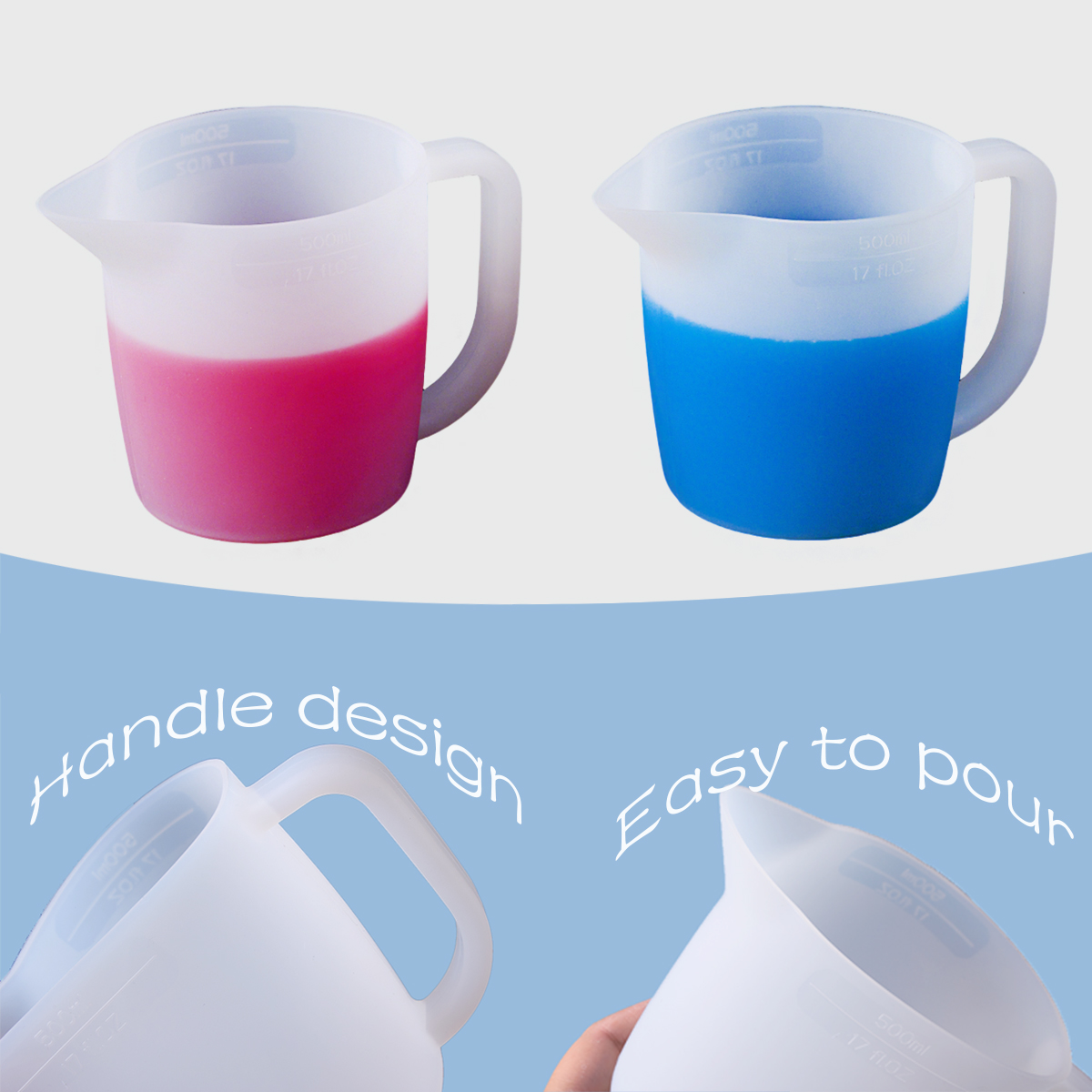 Kubek miarowy silikonowy 500 m – Mixing Cup Silicone recenzja i cena