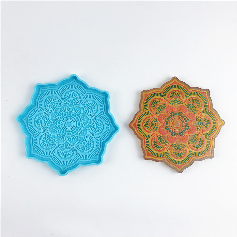 Mandala Coaster Silicone Mold  – Coaster Mold Round recenzja i cena