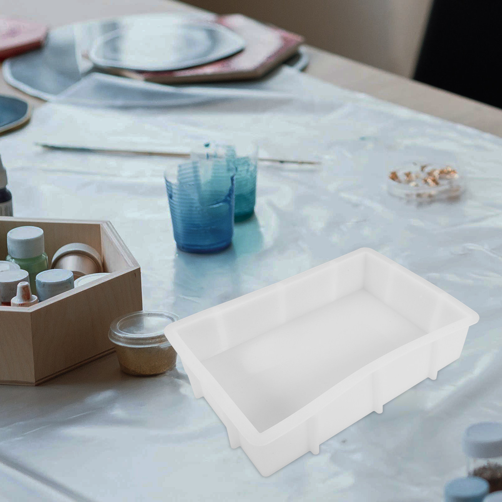 Duża prostokątna forma silikon – Flower Preservation Resin recenzja i cena
