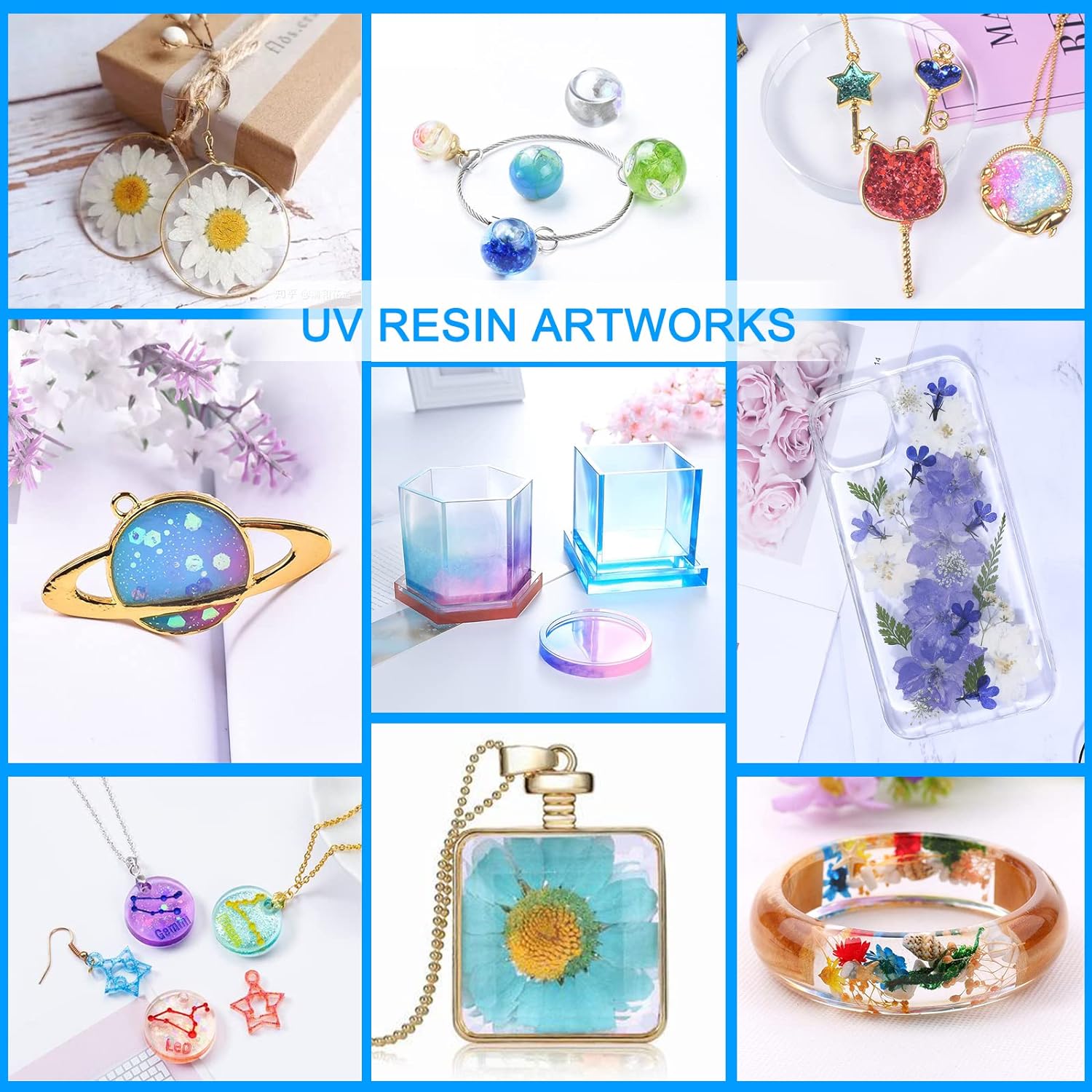 250g/500g żywicy UV przezroczy – Resin Jewelry Kit recenzja i cena