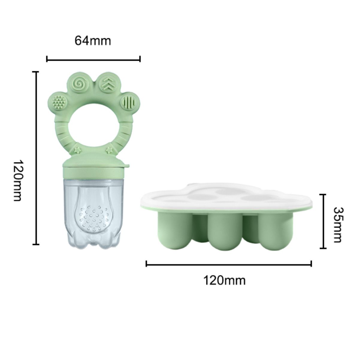 Podajnik na owoce dla niemowlą – Silicone Mold Tray recenzja i cena