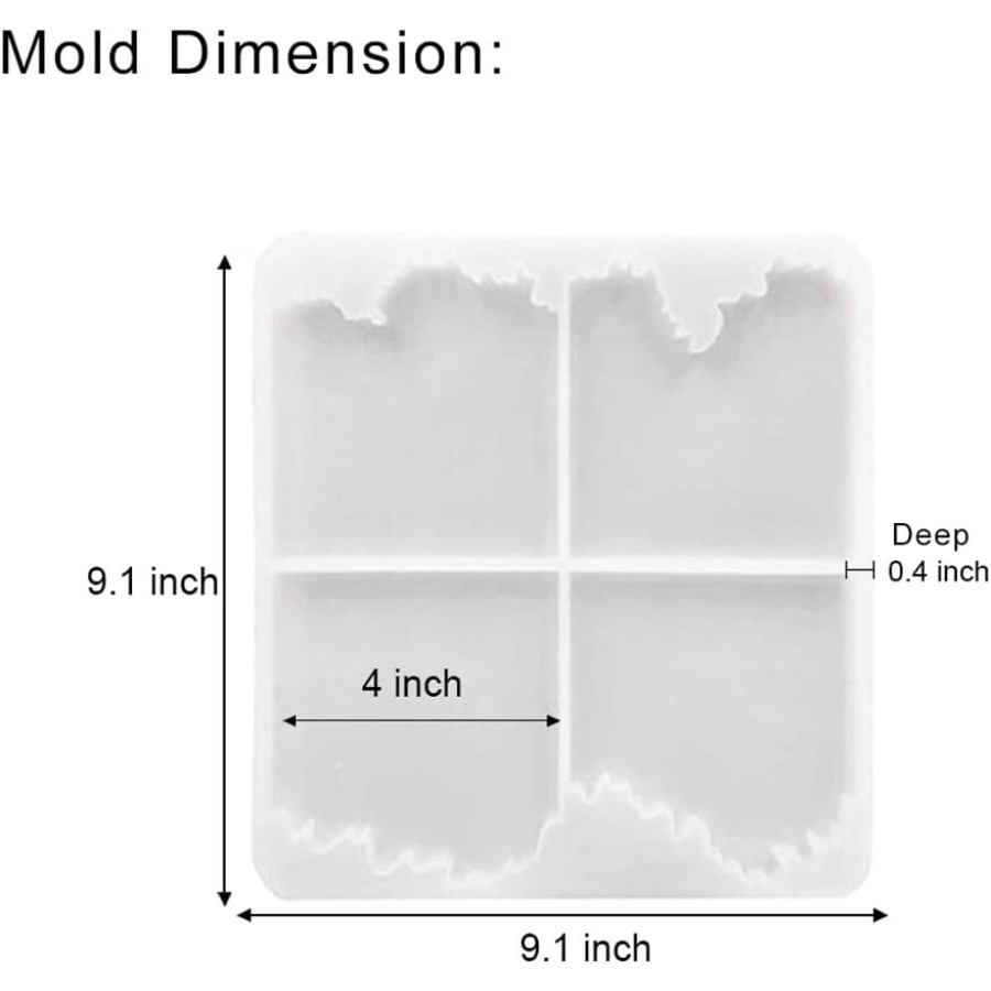 Forma silikonowa na podkładki  – Resin Ocean Wave Mold recenzja i cena