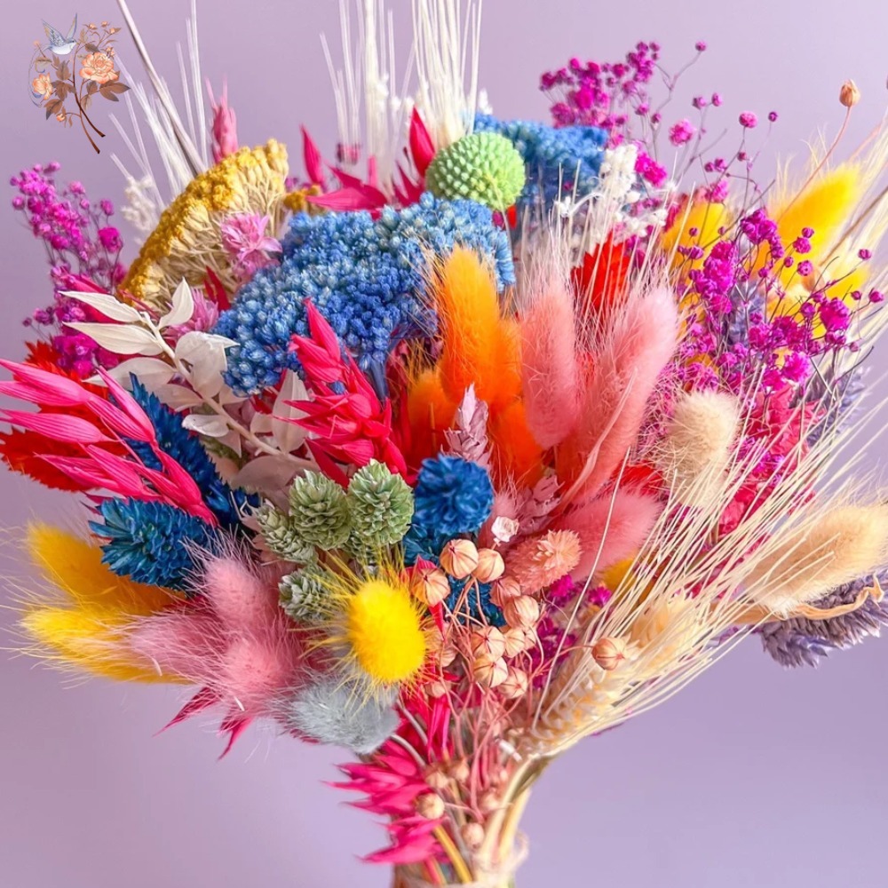 Kolorowy Bukiet Ślubny z Suszo – Dried Flower Bulk recenzja i cena