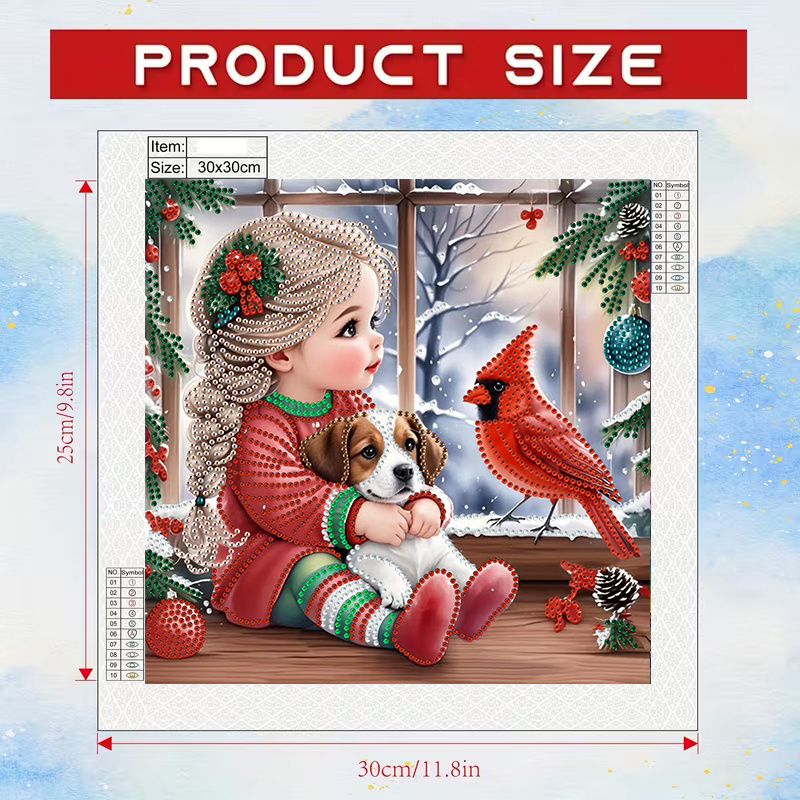 Zimowa dziewczyna z psem - zes – Resin Craft Kit recenzja i cena