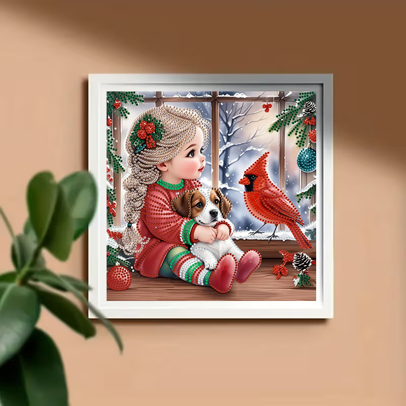Zimowa dziewczyna z psem - zes – Resin Craft Kit recenzja i cena