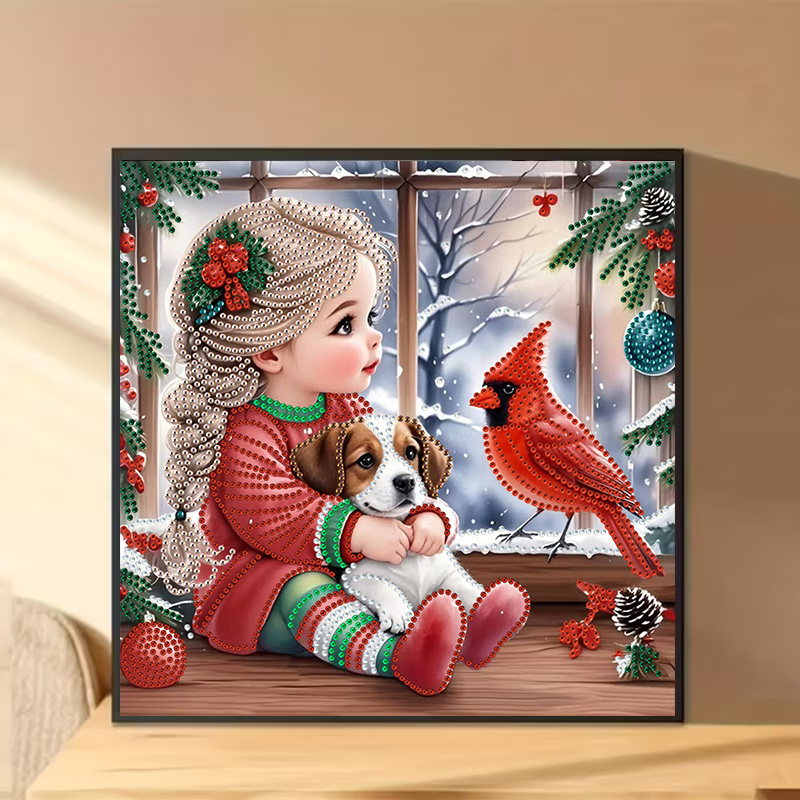 Zimowa dziewczyna z psem - zes – Resin Craft Kit recenzja i cena