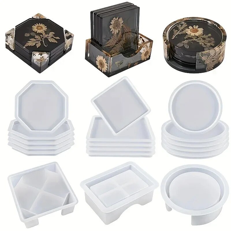 Zestaw form do żywicy Coaster  – Serving Tray Mold recenzja i cena