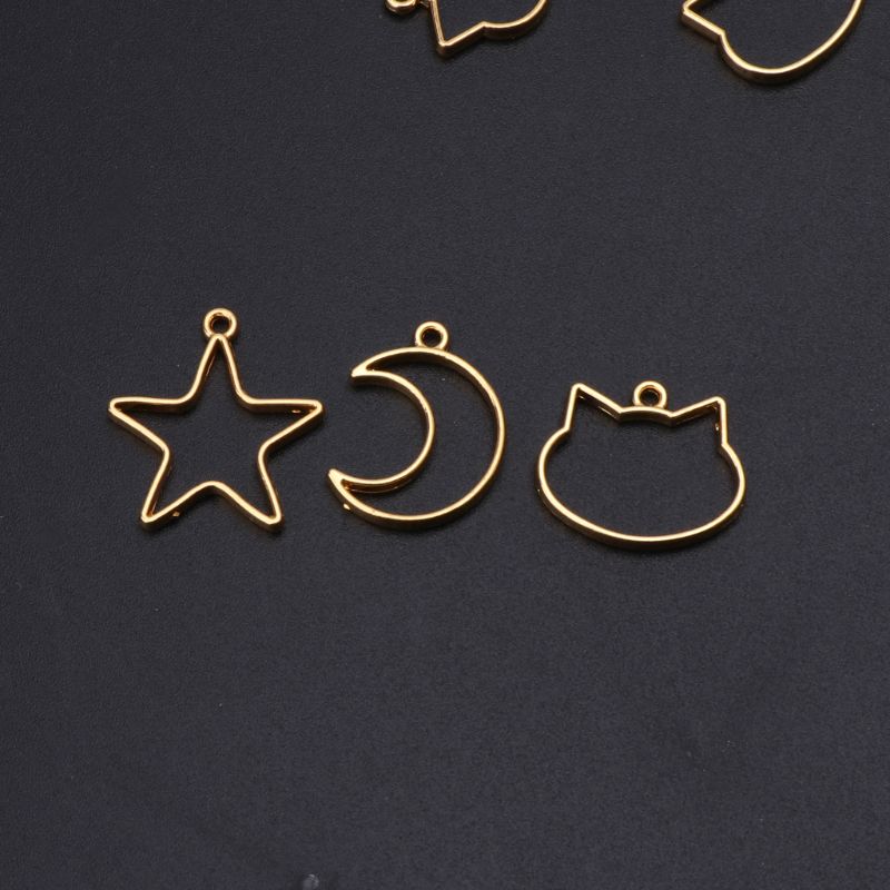 90 sztuk Mini geometryczna ram – Bezels Set Pendant recenzja i cena