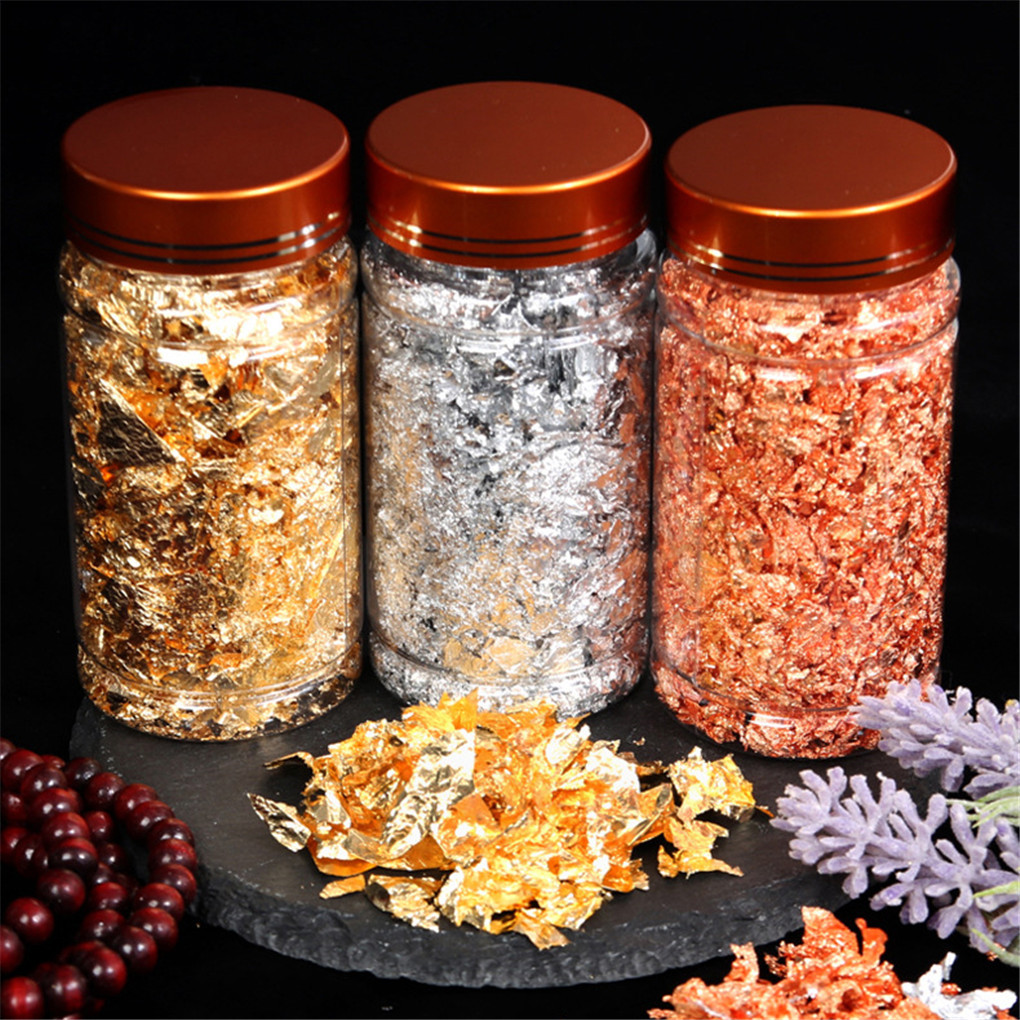 Błyszczące oryginalne złote pł – Gold Foil Flakes recenzja i cena