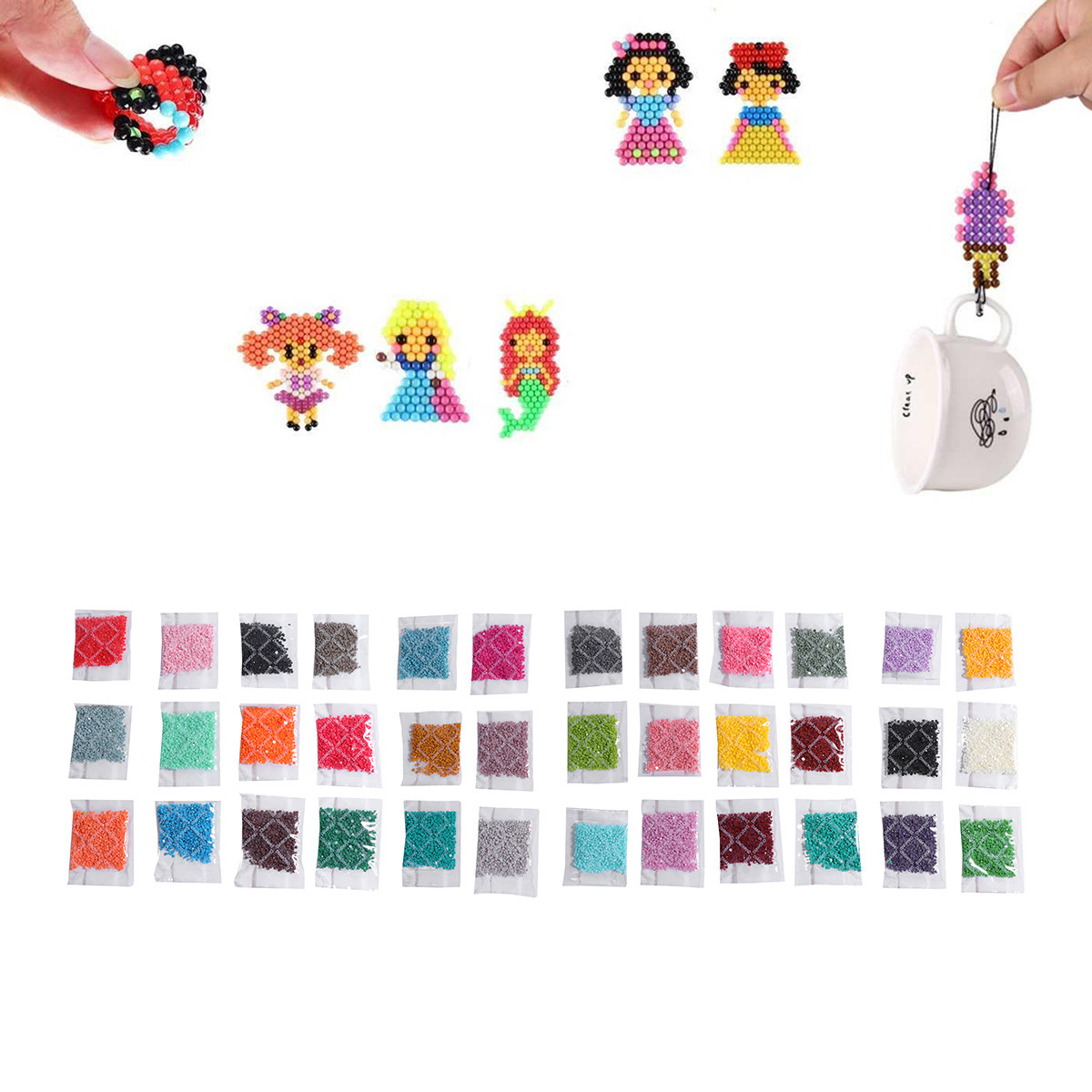 36 szt. Okrągłe diamentowe zes – Resin Craft Kit recenzja i cena