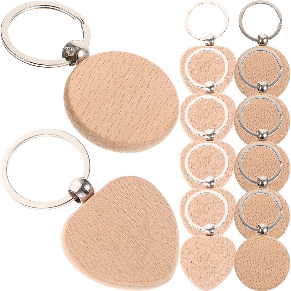 12 szt. Drewniane Breloczki do – Wood Ring Blank recenzja i cena